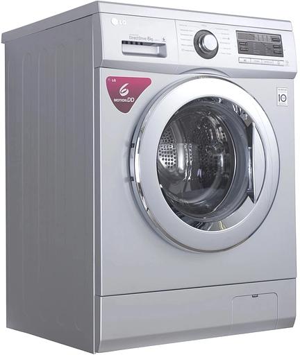 Стиральная машина LG F1296TD4 класс: A загр.фронтальная макс.:8кг серебристый инвертер фото 2