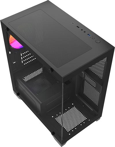 Корпус Accord ACC-350-02B черный без БП mATX 1x120mm 1xUSB2.0 1xUSB3.0 1xUSB3.1 audio фото 4