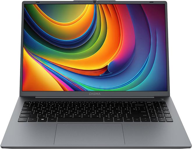 Ноутбук Digma EVE C5805 N100 8Gb SSD256Gb Intel UHD Graphics 16" IPS WUXGA (1920x1200) Windows 11 Pro dk.grey WiFi BT Cam 6000mAh (DN16N1-8CXW01) фото 1