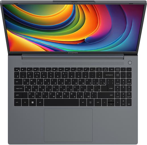 Ноутбук Digma EVE C5805 N100 8Gb SSD256Gb Intel UHD Graphics 16" IPS WUXGA (1920x1200) Windows 11 Pro dk.grey WiFi BT Cam 6000mAh (DN16N1-8CXW01) фото 2