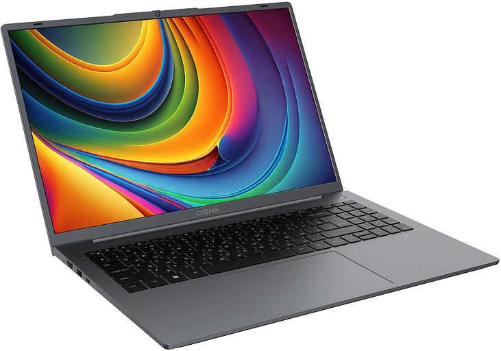 Ноутбук Digma EVE C5805 N100 8Gb SSD256Gb Intel UHD Graphics 16" IPS WUXGA (1920x1200) Windows 11 Pro dk.grey WiFi BT Cam 6000mAh (DN16N1-8CXW01) фото 3