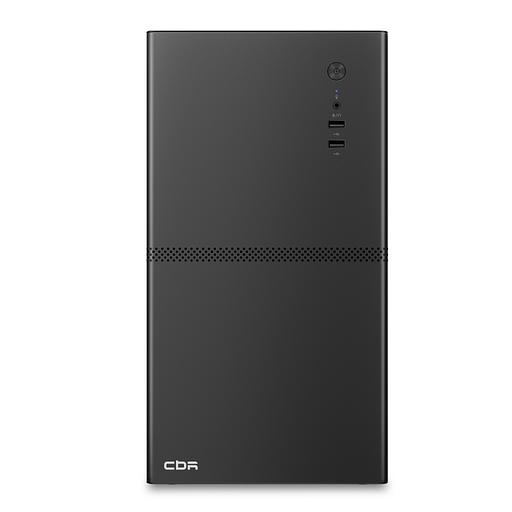 CBR Корпус mATX Minitower V861, без БП, 2*USB 2.0, HD Audio+Mic, Black [PCC-MATX-V861-WPSU] фото 1