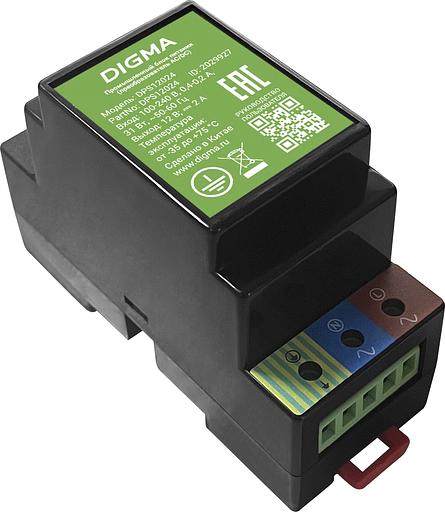 Блок питания AC/DC Digma DPS12024 12В 24Вт фото 4