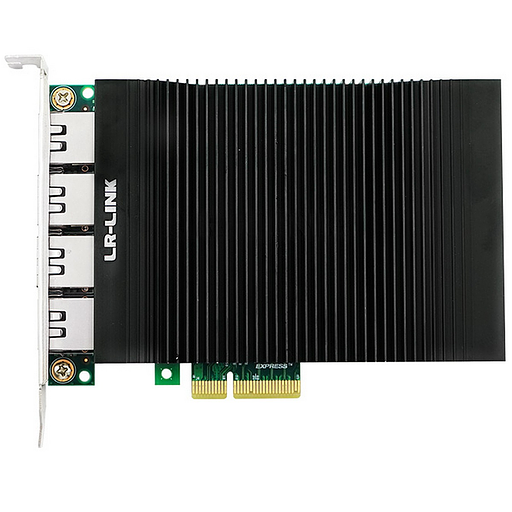 Сетевой адаптер Lr-Link LRES2005PT 4-Port Gigabit PCIe Ethernet Server Adapter Card SFF фото 1