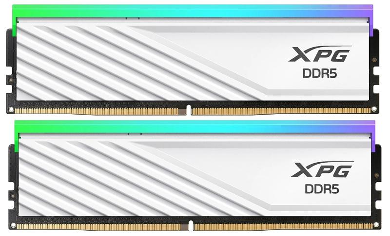 Модуль памяти ADATA DIMM DDR5-6000 32GB (16GBx2) RGB AX5U6000C3616G-DTLABRWH фото 1