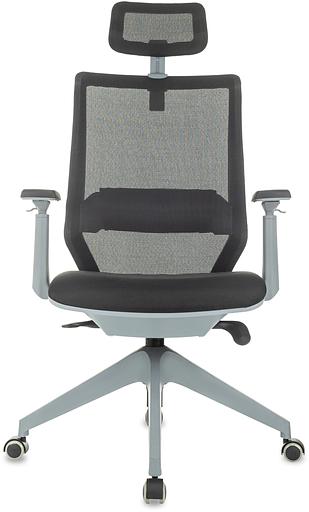 Кресло руководителя Бюрократ MC-G611NL-H черный Elastic-102 с подголов. крестов.4-луч. пластик пластик серый фото 2