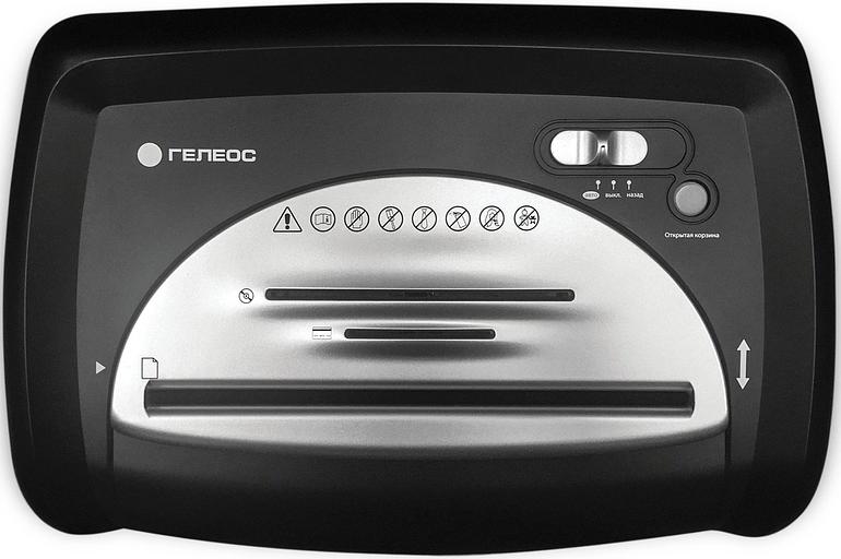 Шредер Heleos УМ30-2 черный (секр.Р-2) ленты 22лист. 30лтр. скрепки скобы пл.карты CD фото 5