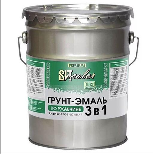 Грунт-эмаль 3 в 1 ВИТ серая 20 кг фото 1