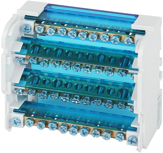 Шины на DIN-рейку в корпусе (кросс-модуль) ШНК 4х11 3L+PEN фото 2