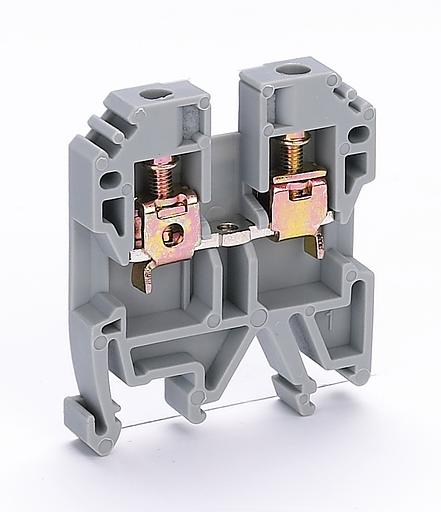 Зажим наборный 35А 4 мм.кв ЗН-101 серый фото 1