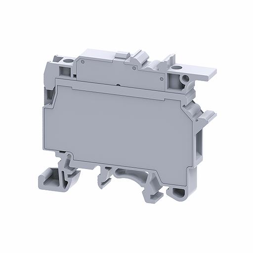 Клемма для предохранителей 5x20, 4 кв.мм винтовая серая OptiClip фото 2