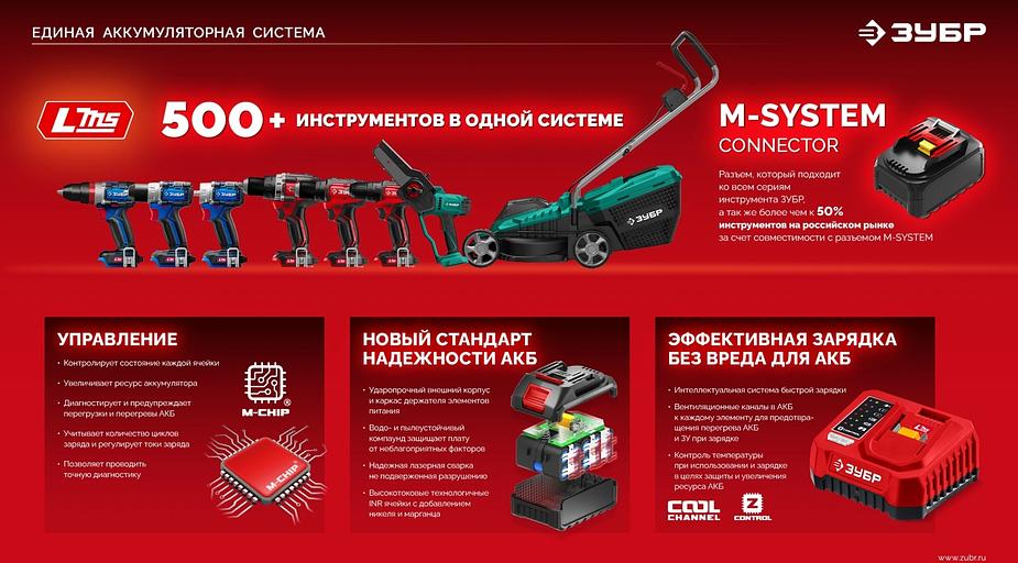Бесщеточная дрель-шуруповерт ЗУБР 20 В, 65 Н·м, 1 АКБ LMS (2 А·ч), (ДБ-65-21) фото 6
