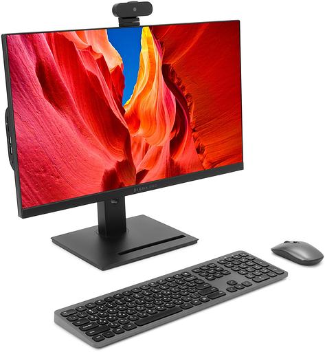 Моноблок Digma Pro Vision 23.8" Full HD Ryzen 3 5425U (1.8) 8Gb SSD256Gb RGr CR Windows 11 Pro Eth WiFi BT 90W клавиатура мышь Cam черный 1920x1080 фото 2