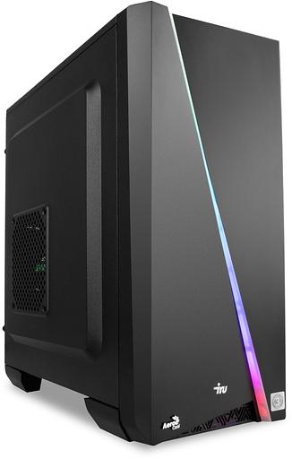 ПК IRU Tactio 320A5GE MT Ryzen 5 5600 (3.5) 32Gb SSD512Gb RTX3050 8Gb без ОС GbitEth 500W черный (RUS) (2116816) фото 1