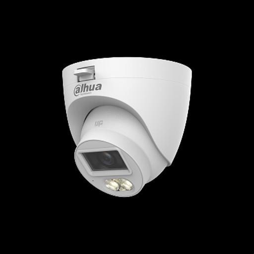 DAHUA DH-HAC-HDW1500CLQP-IL-A-0280B-S3 Уличная турельная HDCVI-видеокамера с интеллектуальной двойной подсветкой 5Мп, объектив 2.8мм, ИК 20м, LED 20м, IP67, корпус: пластик, быстрый монтаж фото 1