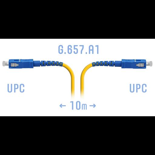 Патчкорд оптический B-Optix SC/UPC SM G.657.A1 10 метров фото 1