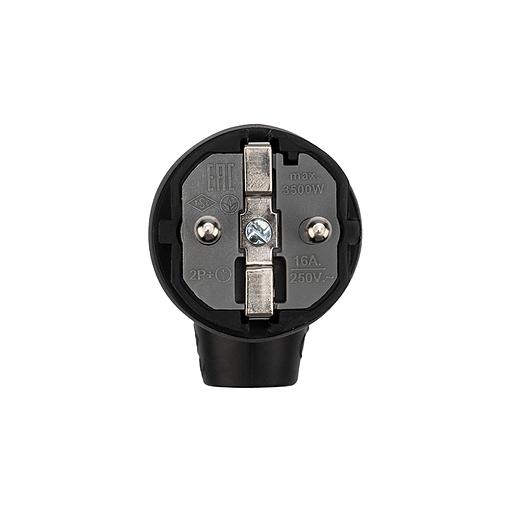 Вилка угловая влагозащищенная с кольцом, с/з, 16 А, IP44 каучук, REXANT фото 6