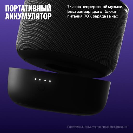 Умная колонка Яндекс Станция Мини 3 Про с Алисой, Zigbee, черный, YNDX-00059BLK фото 9