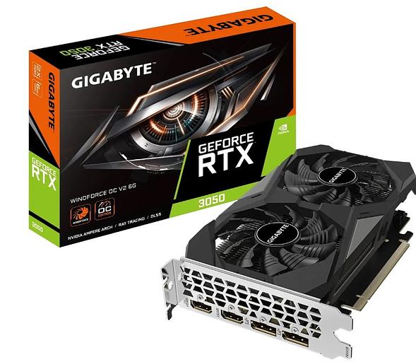 Видеокарта PCIE16 RTX3050 6GB GV-N3050WF2OCV2-6GD GIGABYTE фото 6