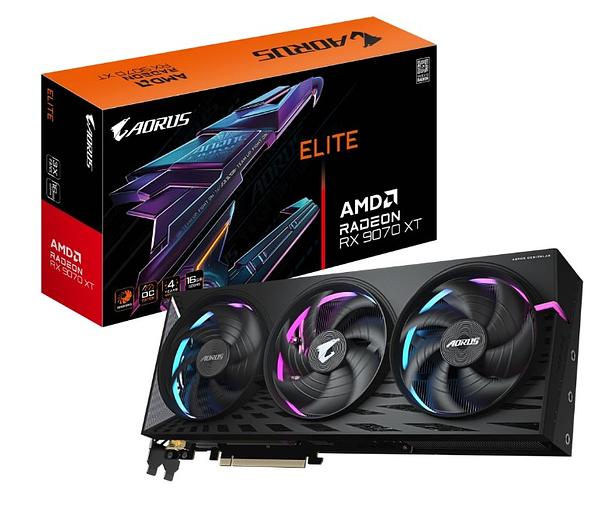 Видеокарта PCIE16 RX 9070 XT 16GB GV-R9070XTAORUS E-16GD GIGABYTE фото 6