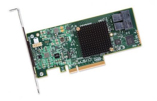 Рейд контроллер SAS PCIE 8P HBA 9300-8I LSI00344 SGL LSI BROADCOM фото 1