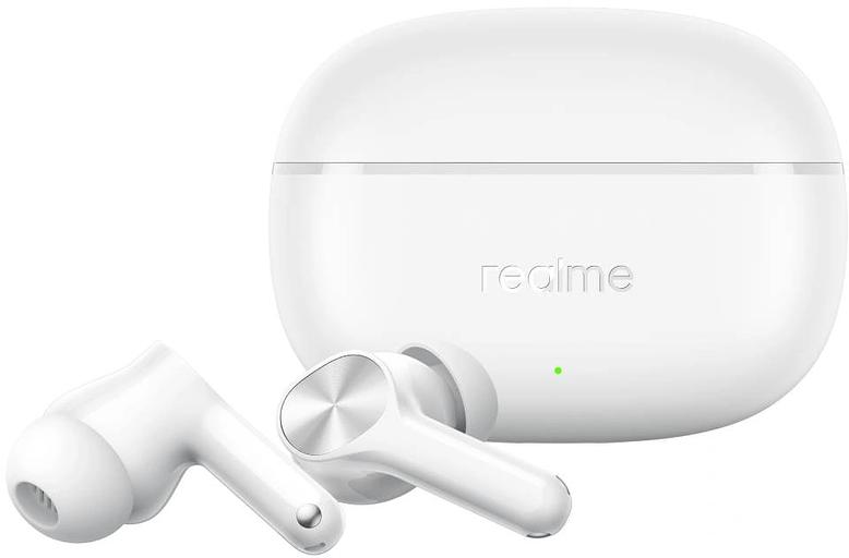 Гарнитура внутриканальные Realme Buds T200 белый беспроводные bluetooth в ушной раковине (6941764462076) фото 2