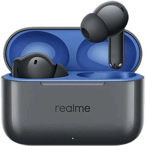 Гарнитура внутриканальные Realme Buds T200 серый беспроводные bluetooth в ушной раковине (6941764462069) фото 1