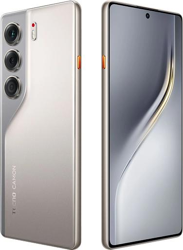 Смартфон Tecno Camon 40 256Gb 8Gb титан моноблок 3G 4G 6.78" 1080x2436 Android 15 50Mpix 802.11 a/b/g/n/ac NFC GPS GSM900/1800 GSM1900 Protect фото 8