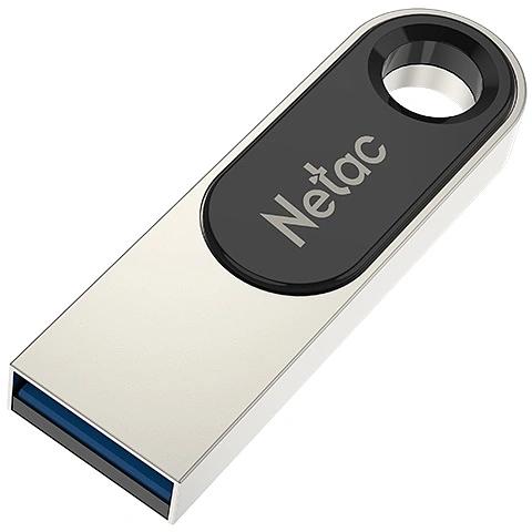 Флеш Диск Netac 128GB U278 NT03U278N-128G-32PN USB3.2 серебристый/черный фото 3