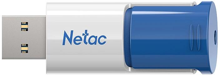 Флеш Диск Netac 32GB U182 NT03U182N-032G-32BL USB3.2 синий/белый фото 1