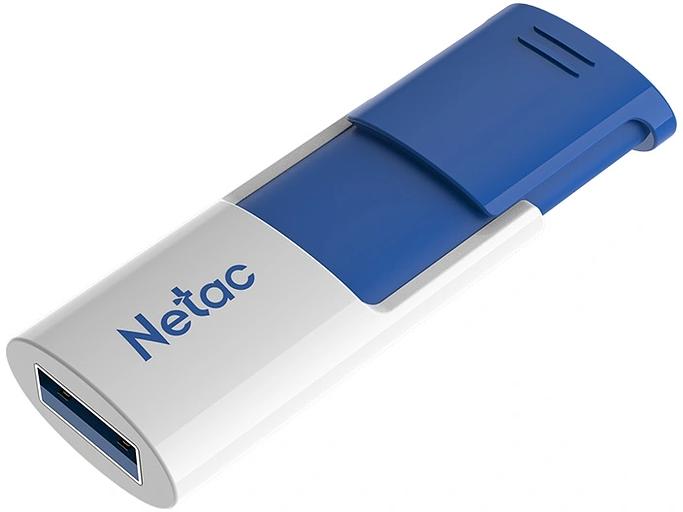 Флеш Диск Netac 256GB U182 NT03U182N-256G-32BL USB3.2 синий/белый фото 3