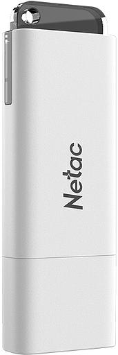 Флеш Диск Netac 32GB U185 NT03U185N-032G-32WH USB3.2 белый фото 2