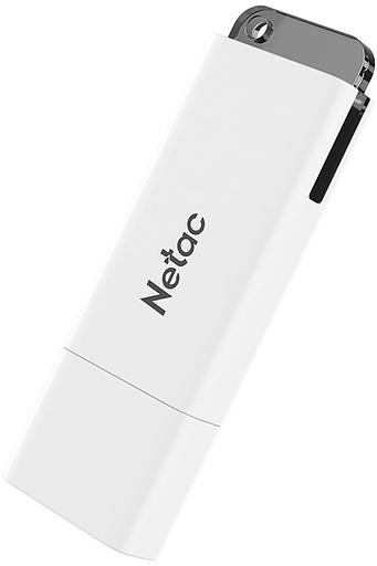 Флеш Диск Netac 32GB U185 NT03U185N-032G-32WH USB3.2 белый фото 4