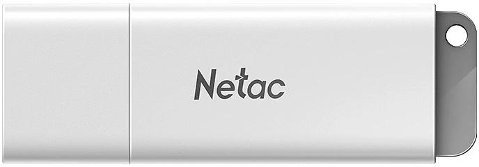 Флеш Диск Netac 128GB U185 NT03U185N-128G-32WH USB3.2 белый фото 1