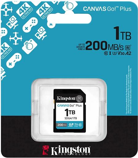 Флеш карта SDXC 1TB Kingston SDG4/1TB Canvas Go! Plus w/o adapter фото 3