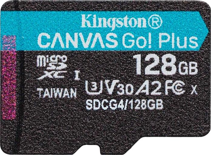 Флеш карта microSDXC 128GB Kingston SDCG4/128GBSP Canvas Go! Plus w/o adapter фото 1
