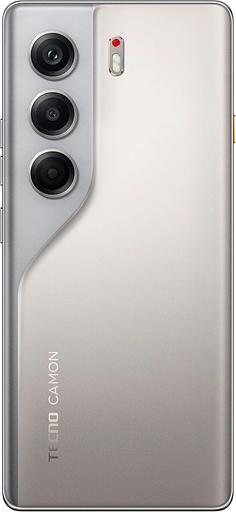 Смартфон Tecno Camon 40 Pro 256Gb 8Gb титан моноблок 3G 4G 6.78" 1080x2436 Android 15 50Mpix 802.11 a/b/g/n/ac NFC GPS GSM900/1800 GSM1900 Protect фото 3