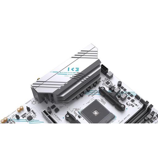 Материнская плата Maxsun MS-B550M GAMING WIFI ICE B550, AM4, 2*DDR4, 1*PCIEx16, 1*PCIEx4, 1*PCIEx1, 2*M.2, 4*USB3.2Gen1, 6*USB2.0, 2*SATA3.0, 1G, DP, HDMI, M-ATX, RTL фото 6