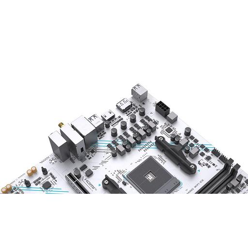 Материнская плата Maxsun MS-B550M GAMING WIFI ICE B550, AM4, 2*DDR4, 1*PCIEx16, 1*PCIEx4, 1*PCIEx1, 2*M.2, 4*USB3.2Gen1, 6*USB2.0, 2*SATA3.0, 1G, DP, HDMI, M-ATX, RTL фото 10