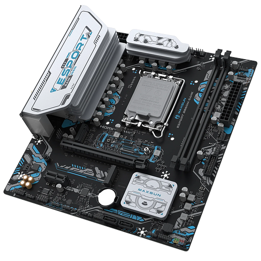 Материнская плата Maxsun MS-eSport B860M GANK WIFI B860, LGA1851, 2*DDR5, 1*PCIEx16, 1*PCIEx1, 2*M.2, 6*USB3.2Gen1, 4*USB2.0, 2*SATA3.0, 1G, DP, HDMI, M-ATX, RTL фото 3