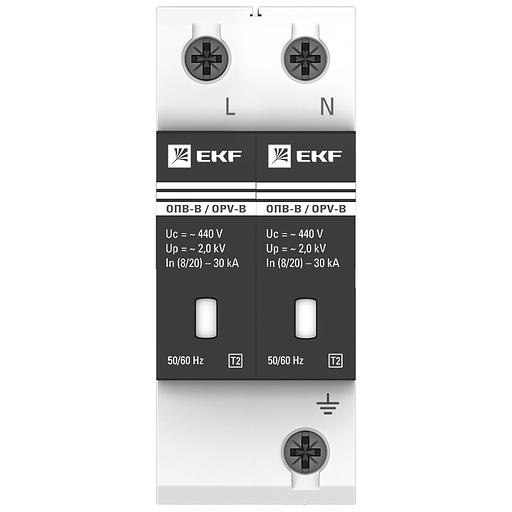 Ограничитель перенапряжений ОПВ-B 2P фото 2