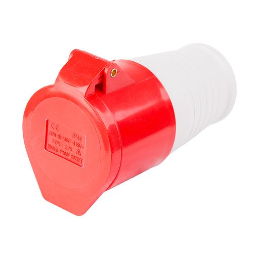 Розетка 225 переносная 3Р+РЕ+N 32А 380В IP44 фото 2