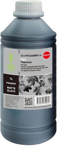 Чернила Cactus CS-I-PFI320MBK-1L PFI-320/120 черный матовый1000мл для imagePROGRAF TM-200/TM-205/TM-300/TM-305;TX-2000/TX-3000/TX-4000 фото 1