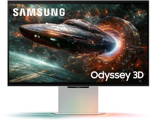 Монитор Samsung 27" Odyssey 3D LS27FG900XIXCI серебристый IPS LED 1ms 16:9 HDMI M/M матовая HAS 350cd 178гр/178гр 3840x2160 165Hz FreeSync Premium DP 4K 7.5кг фото 2