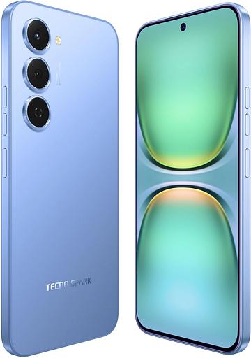 Смартфон Tecno Spark 40 Pro 128Gb 8Gb синий моноблок 3G 4G 6.78" 1080x2436 Android 14 108Mpix 802.11 a/b/g/n/ac NFC GPS GSM900/1800 Protect фото 8