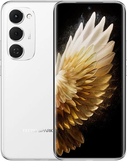 Смартфон Tecno Spark 40 Pro+ 256Gb 8Gb белый моноблок 3G 4G 6.78" 1080x2436 Android 14 108Mpix 802.11 a/b/g/n/ac NFC GPS GSM900/1800 Protect фото 1