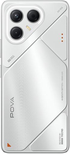Смартфон Tecno POVA 7 5G 256Gb 8Gb серебристый моноблок 3G 4G 6.8" 1080x2460 Android 14 50Mpix 802.11 a/b/g/n/ac NFC GPS GSM900/1800 Protect фото 3