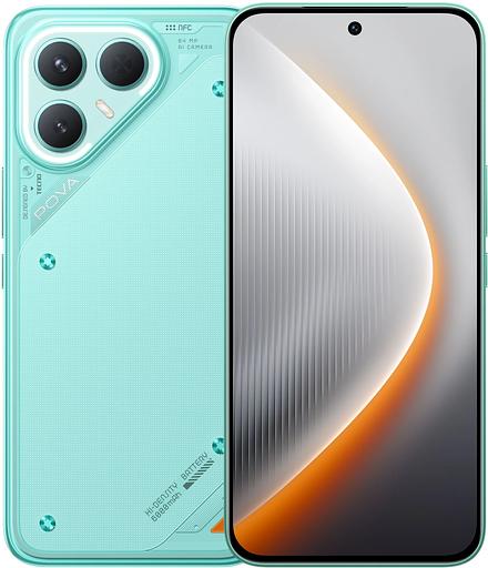 Смартфон Tecno POVA 7 Pro 5G 256Gb 8Gb зеленый моноблок 3G 4G 6.8" 1080x2460 Android 14 50Mpix 802.11 a/b/g/n/ac NFC GPS GSM900/1800 Protect фото 1