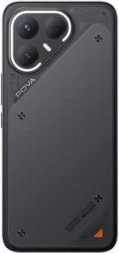 Смартфон Tecno POVA 7 Pro 5G 256Gb 12Gb черный моноблок 3G 4G 6.8" 1080x2460 Android 14 50Mpix 802.11 a/b/g/n/ac NFC GPS GSM900/1800 Protect фото 3