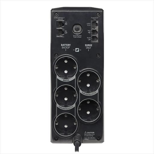 Источник бесперебойного питания APC Back-UPS Pro Power Saving, 900VA/540W, 230V, AVR, 5xSchuko (2 Surge & 3 batt.), Data/DSL protrct, USB, PCh, user repl. batt., (BR900G-RS analogue), 1 year warranty фото 2